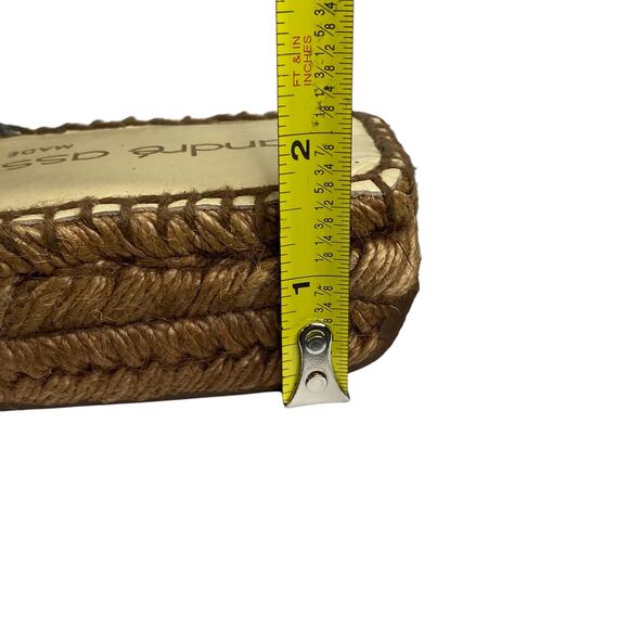 Vintage 90's Andre Assous Striped Women's Espadrille Sandals Size US 6 - Picture 11 of 11